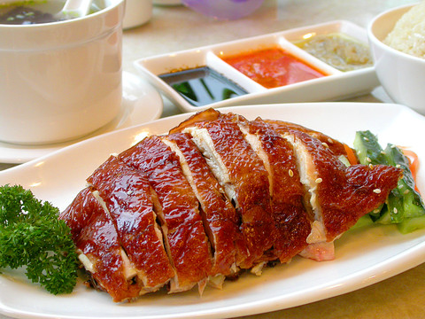 脆皮雞飯