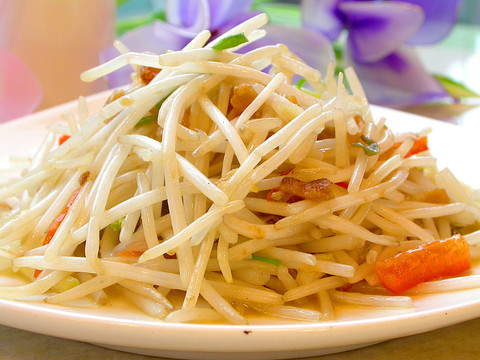 咸魚炒銀芽