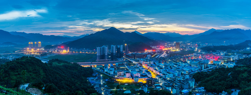 永嘉縣橋頭鎮(zhèn)全景圖