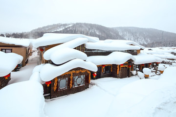 黑龍江雪鄉(xiāng) 中國雪鄉(xiāng) 雪房子