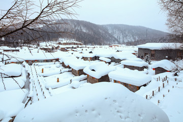 黑龍江雪鄉(xiāng) 中國(guó)雪鄉(xiāng) 雪房子