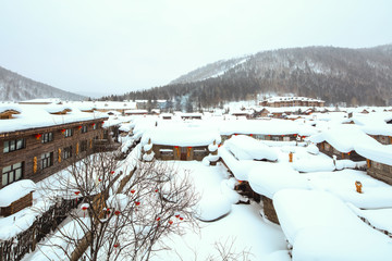 黑龍江雪鄉(xiāng) 中國(guó)雪鄉(xiāng) 雪房子