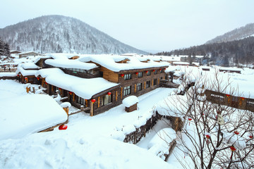 黑龍江雪鄉(xiāng) 中國(guó)雪鄉(xiāng) 雪房子