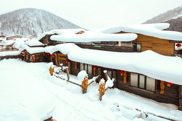 黑龍江雪鄉(xiāng) 中國雪鄉(xiāng) 雪房子