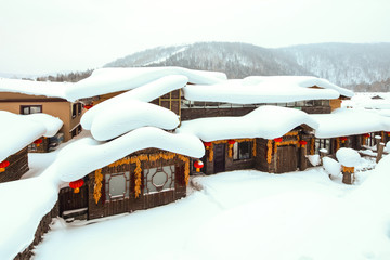 黑龍江雪鄉(xiāng) 中國雪鄉(xiāng) 雪房子