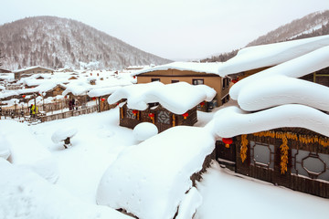黑龍江雪鄉(xiāng) 中國雪鄉(xiāng) 雪房子