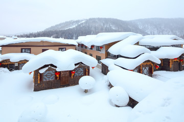 黑龍江雪鄉(xiāng) 中國雪鄉(xiāng) 雪房子