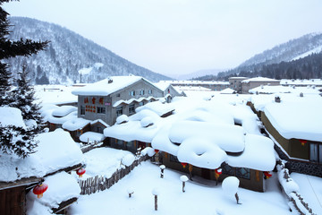 黑龍江雪鄉(xiāng) 中國(guó)雪鄉(xiāng) 雪房子