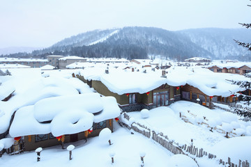 黑龍江雪鄉(xiāng) 中國雪鄉(xiāng) 雪房子