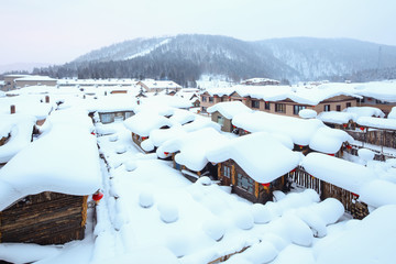 黑龍江雪鄉(xiāng) 中國雪鄉(xiāng) 雪房子