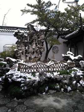 蘇州園林 獅子林 建筑 戶外