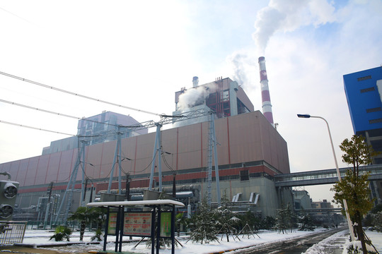 冬天發(fā)電廠