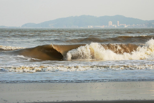 海浪 瑯岐沙灘