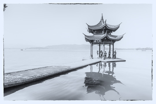 杭州西湖老照片