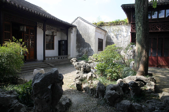 蘇州園林 耦園庭院