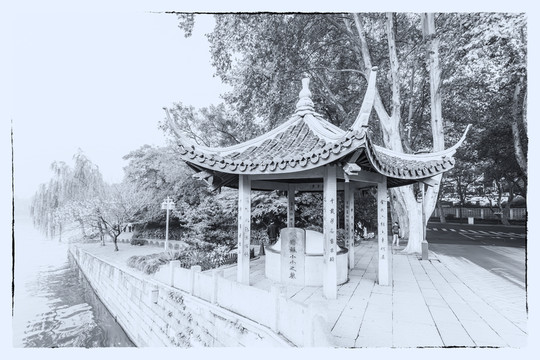 西湖老照片