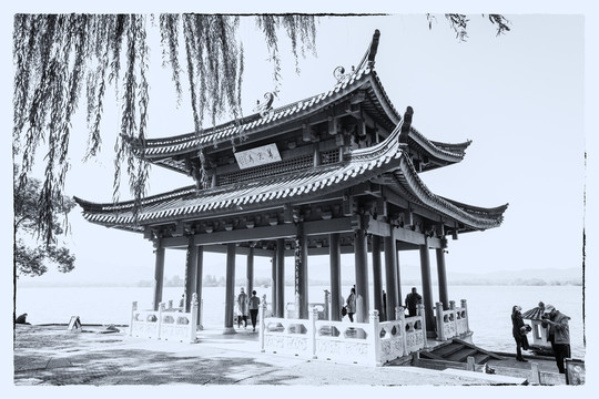 西湖老照片