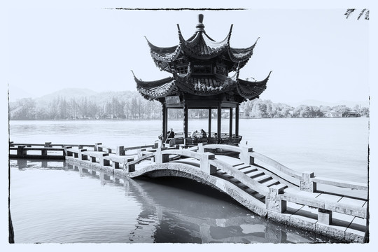 西湖老照片
