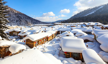 黑龍江雪鄉(xiāng) 中國雪鄉(xiāng) 雪房子
