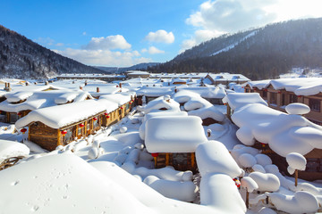 黑龍江雪鄉(xiāng) 中國(guó)雪鄉(xiāng) 雪房子