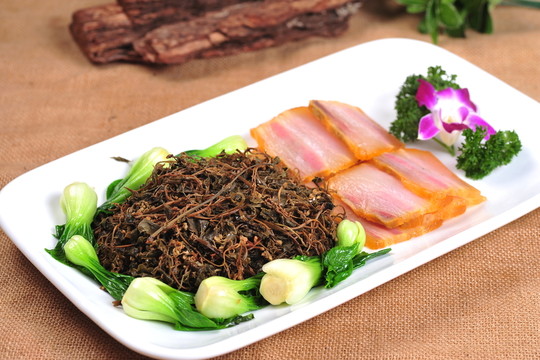臘肉炒野菜
