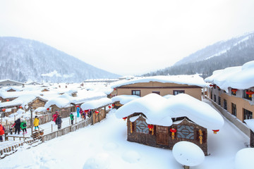 黑龍江雪鄉(xiāng) 中國(guó)雪鄉(xiāng) 雪房子
