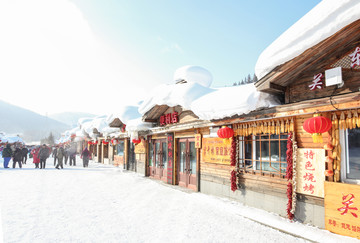 黑龍江雪鄉(xiāng) 中國雪鄉(xiāng) 雪房子