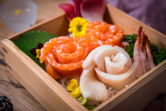 三文魚刺身