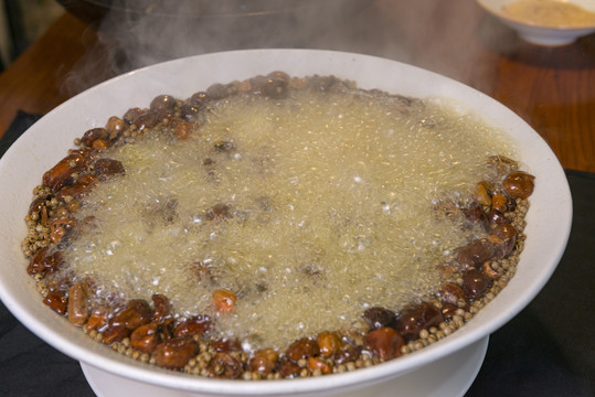 沸騰的油