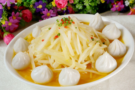 湯包土豆絲