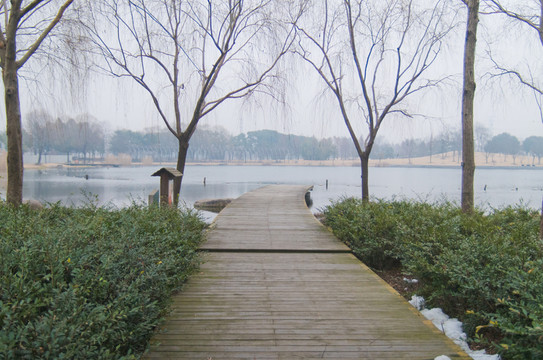 湖畔棧道