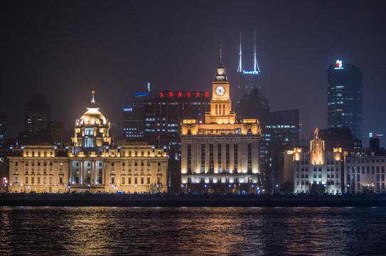 外灘鐘樓夜景
