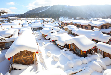 黑龍江雪鄉(xiāng) 中國雪鄉(xiāng) 雪房子