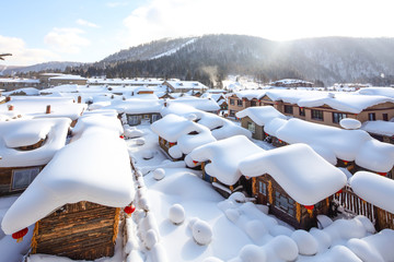 黑龍江雪鄉(xiāng) 中國(guó)雪鄉(xiāng) 雪房子