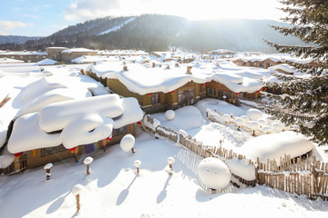 黑龍江雪鄉(xiāng) 中國(guó)雪鄉(xiāng) 雪房子