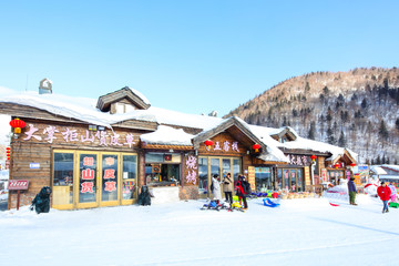 黑龍江雪鄉(xiāng) 中國(guó)雪鄉(xiāng) 雪房子