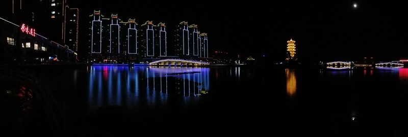 湖光寒夜燈光美 （13）