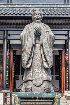 石鼓書院孔子雕塑