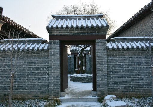 中式院門
