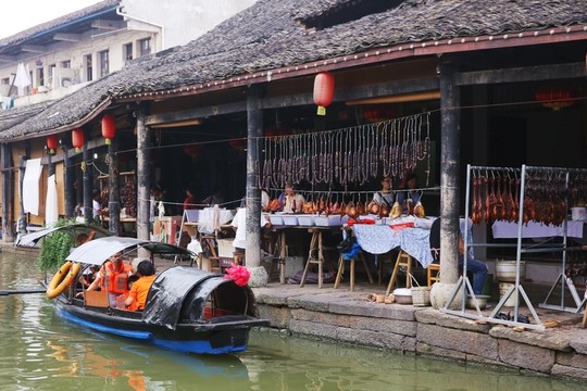 水鄉(xiāng)集市 安昌古鎮(zhèn)
