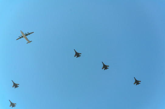 閱兵飛機編隊