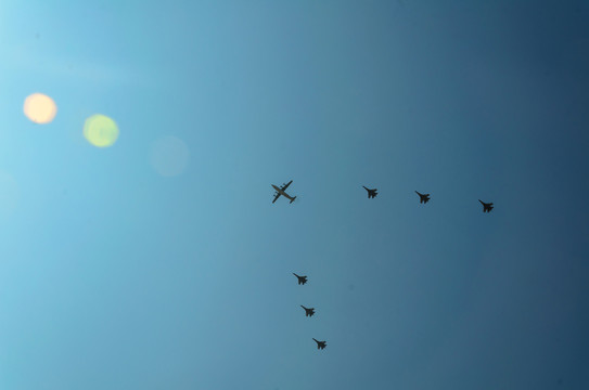 閱兵飛機(jī)編隊(duì)