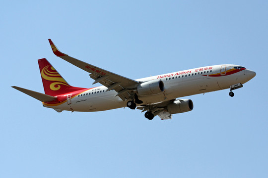 民航 飛機(jī)降落 海南航空