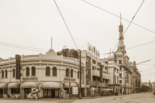 民國舊上海街景