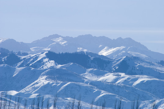 雪山腳下