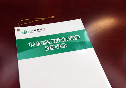 銀行收費(fèi)目錄