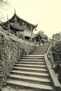 四川古鎮(zhèn)黃龍溪懷舊照片
