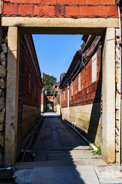 古厝門 石門