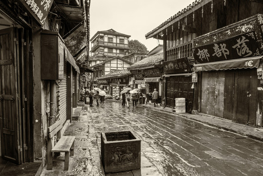老重慶磁器口古鎮(zhèn)