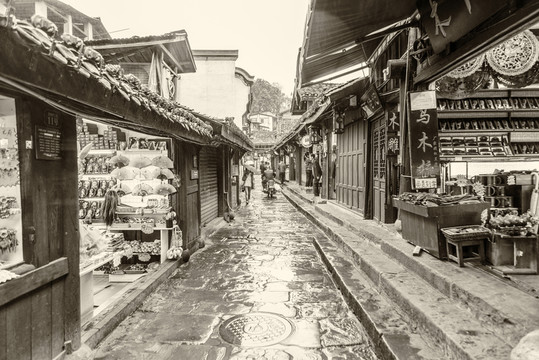 老重慶磁器口古鎮(zhèn)